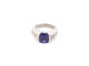 Bague 57 bague sertie pierre tanzanite 5 ct 6 diamants 1.3ct t57 en or blanc 12.9g 58 Facettes 267525