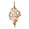 Pendentif L'art de la nature : le pendentif en perles Art nouveau 58 Facettes 19063-0047