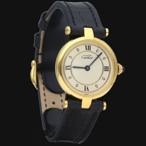 Cartier Must De Cartier Watch silver-gilt 