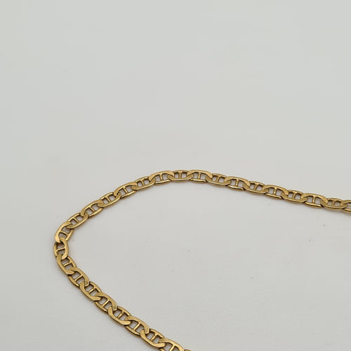 Gourmette or jaune 18 carats 58 Facettes