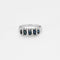 Bague 55 Bague or blanc saphirs 58 Facettes LP970/13