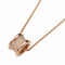BULGARI - Collier B.Zero1 or rose diamants 58 Facettes