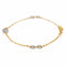 Bracelet Bracelet Grain de café Or jaune, Or blanc 58 Facettes 578490CD