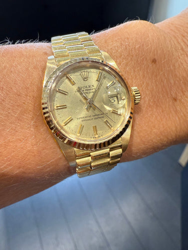 Montre ROLEX - Montre Date Just - Or Jaune - 26 mm 58 Facettes 1.0000422/1