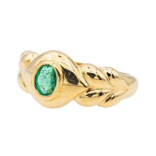 Bague 49 Bague Or jaune Emeraude 58 Facettes 3288715CN