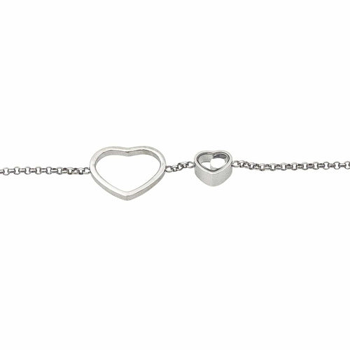Collier Chopard Collier Sautoir Happy Heart Or blanc Diamant 58 Facettes 4144056RV