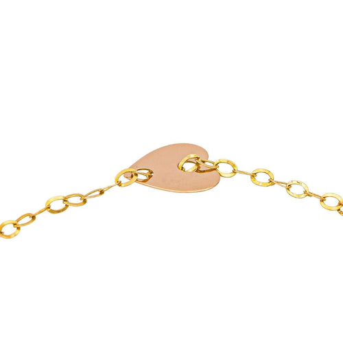 Bracelet Ginette NY Bracelet  Angele mini heart  Or rose 58 Facettes 4563808CN