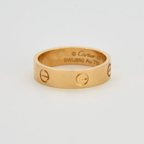 bague 63 CARTIER - Bague Love or jaune 58 Facettes L1