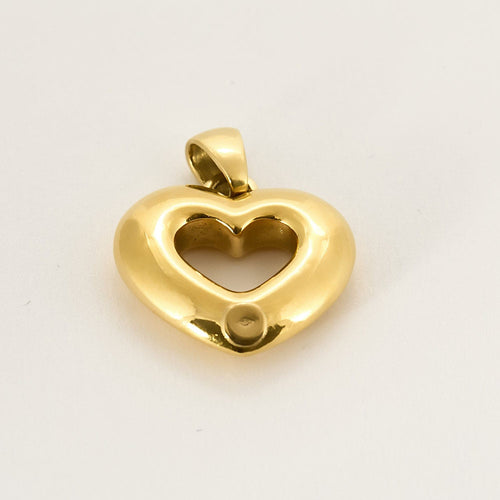 Pendentif Pendentif en or jaune à motif de coeur 58 Facettes ARR2017