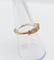 Bague 52.5 Demi alliance vintage or 14k et 0,95 carats diamants radiant Fancy Yellow 58 Facettes A06113