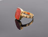 59 Bague Empire en or avec intaille en agate 58 Facettes