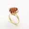 Bague 57 Bague or jaune citrine et diamants 58 Facettes