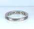 Půl Snubní prsten v Platina a diamanty