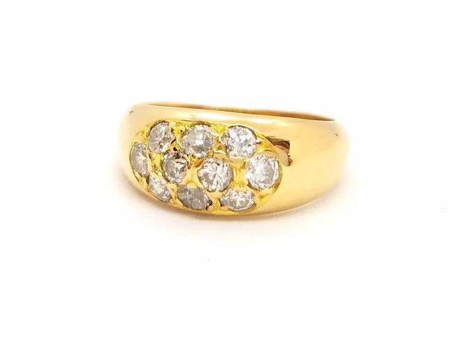 Bague 54 Bague Or jaune Diamant 58 Facettes 851002CN