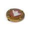 Broche Broche Uranie - Or, Emeraudes, Diamants & Camée Agate 58 Facettes 250380R