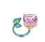 Bague 53 Bague titane et kunzite de 26,85 carats 58 Facettes 258820