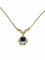 Collier Collier pendentif en or jaune avec diamants et saphirs 58 Facettes
