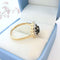 Bague 63.5 Bague marguerite Saphirs et Diamants Or 18 K 58 Facettes AA 1727