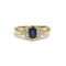 Bague 54 Bague or, saphir & diamants 58 Facettes 250043R