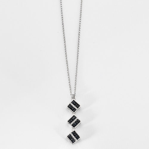 Collier Collier or blanc saphirs 58 Facettes LP275/1