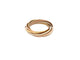 Bague 53 vintage bague CARTIER trinity sept anneaux semainier en 3 ors 18k t53 58 Facettes 267458