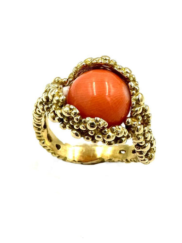 56 GILBERT ALBERT - Bague or jaune et billes interchangeables 58 Facettes