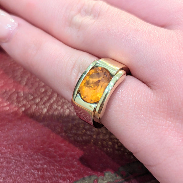 Bague 52 MAUBOUSSIN - Bague or jaune citrine 58 Facettes 30458