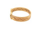 Bracelet vintage bracelet CARTIER double c tisse or jaune 18k jonc 33.3gr   boite 58 Facettes 267461