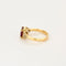 Bague 55 Bague or jaune, rubis 2,50 cts, diamants 58 Facettes