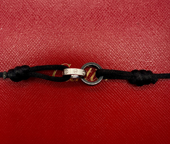 Bracelet Cartier - Bracelet Baby Love en or blanc 18k, diamants et céramique 58 Facettes BO/250358