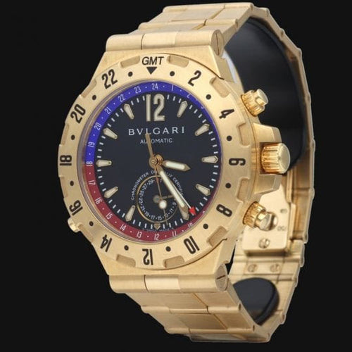 Montre Montre Bulgari Diagono GMT Date 58 Facettes MT40860