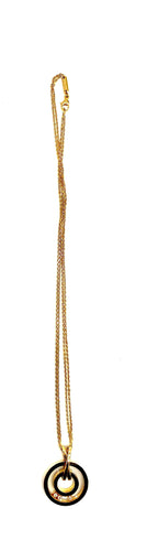Collier Chopard - Collier Happy Diamonds en or jaune 18k et diamants flottants 58 Facettes