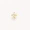 Boucles d'oreilles Boucles d'oreille puce en or jaune et diamant 58 Facettes LP27