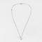Collier Chaine or blanc et pendentif diamant 58 Facettes CHAL0433