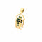 Pendentif Pendentif animalier en or jaune et émeraudes 58 Facettes 31188