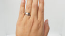 Bague 55 Dinh Van - Bague Spirale or rose et blanc 58 Facettes 32587