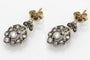 Boucles d'oreilles Boucles d'oreilles pendantes en or blanc avec diamants, début du XXe siècle 58 Facettes 10164