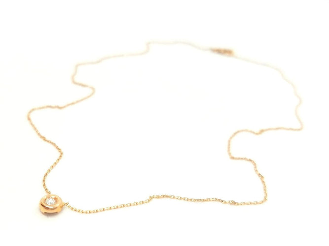 Collier Collier Or rose Diamant 58 Facettes 579146RV