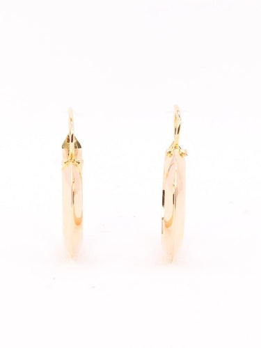 Boucles d'oreilles Créoles vintage or rose 58 Facettes 1173.3