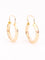 Boucles d'oreilles Créoles vintage or rose 58 Facettes 1173.3
