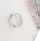 Bague 51.5 Bague Bandeau Diamants Or Blanc 58 Facettes AA 1519