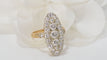 Bague 53.5 Bague marquise en or bicolore et diamants 58 Facettes 32032