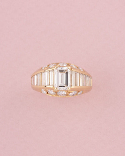 Bague 50 Bague or jaune et diamants 58 Facettes