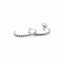 Boucles d'oreilles Créole en or blanc 18 carats et diamants 58 Facettes