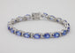 Bracelet Bracelet Tanzanites 58 Facettes