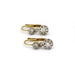 Boucles d'oreilles Boucles d'oreilles deux ors, diamants 58 Facettes 240027SP