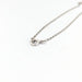 Collier Collier en or blanc et citrine 58 Facettes 30824