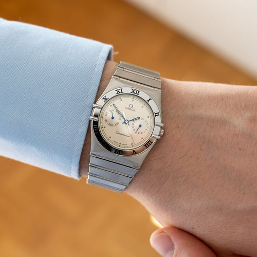 Montre OMEGA - Montre Constellation day date - Ivory dial 58 Facettes