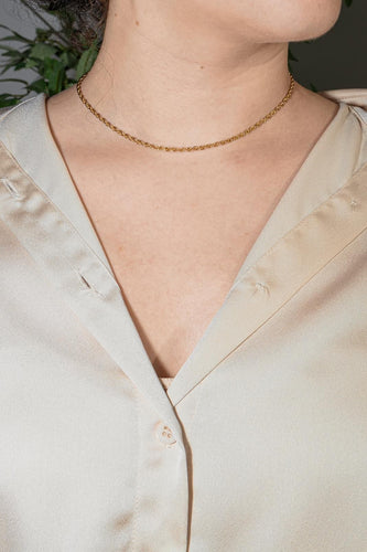 Halskette Gelbgoldkette 