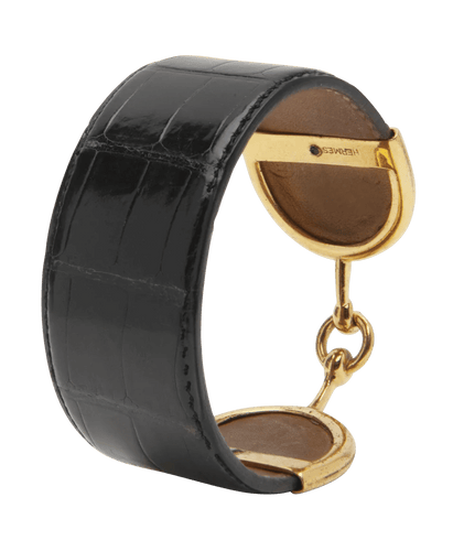 Bracelet Hermès cuivre plaqué or jaune